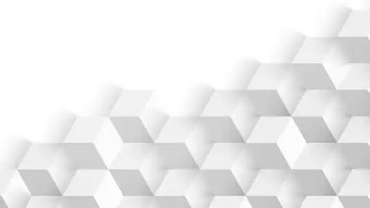 三张白色立体多边形ppt背景图片