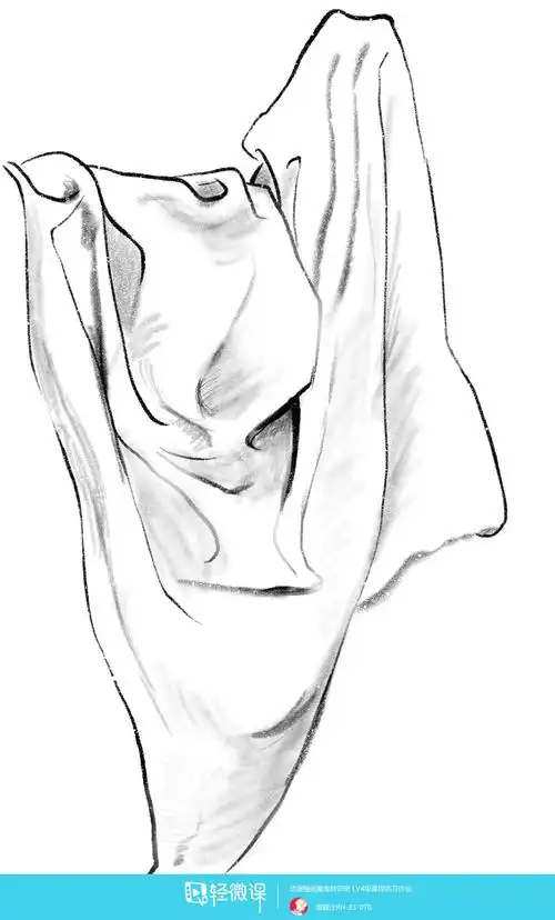 作业:学cg绘画要不要学素描之布的素描画法训练 - 喵酱汁rh-23-070