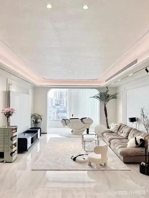 奶油系法式客厅|我该怎么拒绝邻居复刻我家