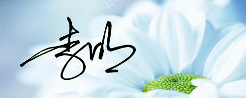 我叫李明能帮我弄个签名吗?