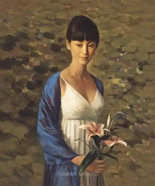中国油画家谢楚余女性人物油画作品赏析