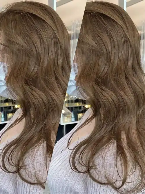 不挑肤色的绝美奶茶棕～素颜也可的成都染发