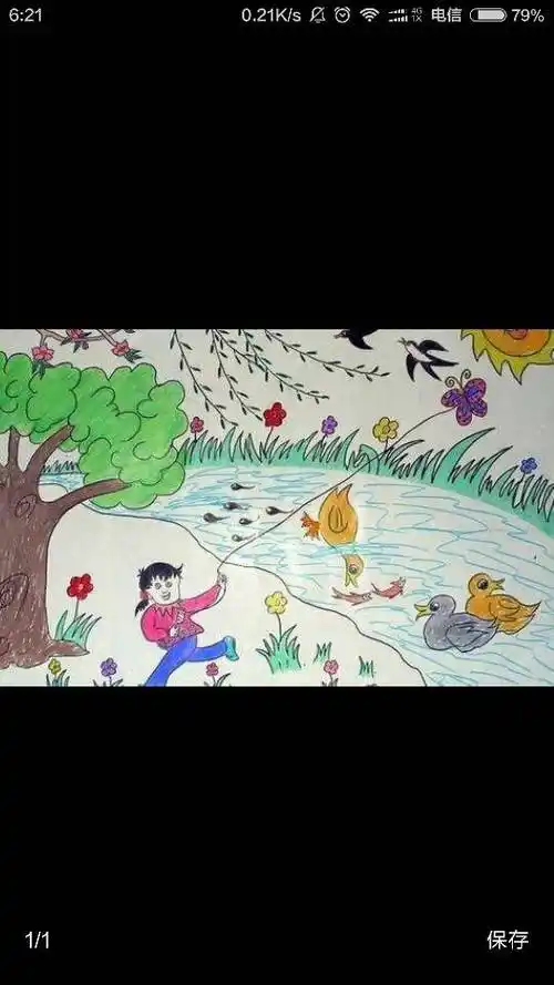 关于美丽的春天的画