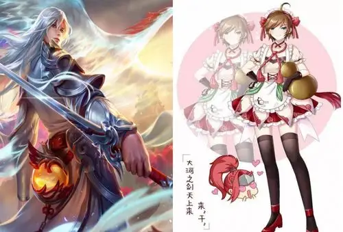 王者荣耀:6个男英雄变成女英雄,李白比大乔还美,韩信酷似阿轲