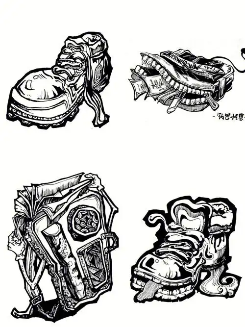 南昌大学艺术考研平面构成素材图形创意