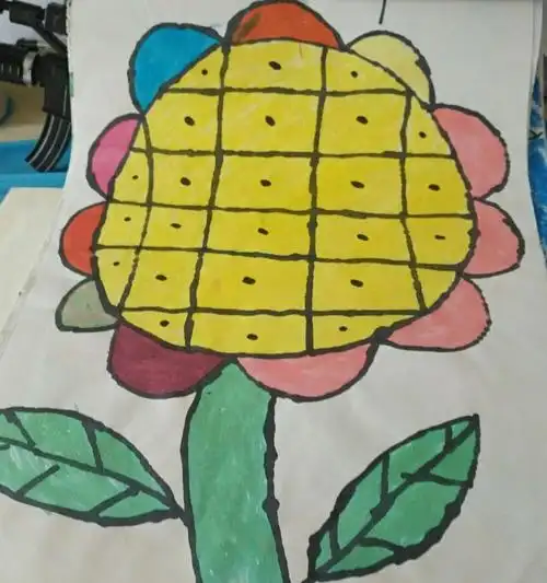 五岁老师样板画