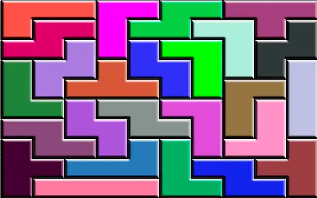 俄罗斯方块图案,游戏的马赛克连接,彩色几何抽象红色块拼图模板