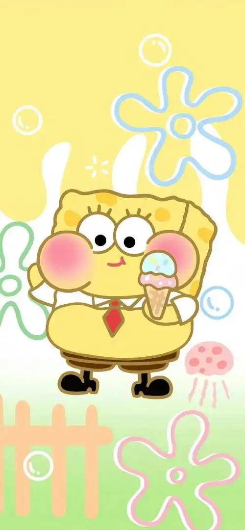 海绵宝宝壁纸系列来咯.