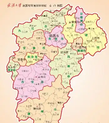 江西东邻浙江省,福建省,南连广东省,西接湖南省,北毗湖北省,安徽省而