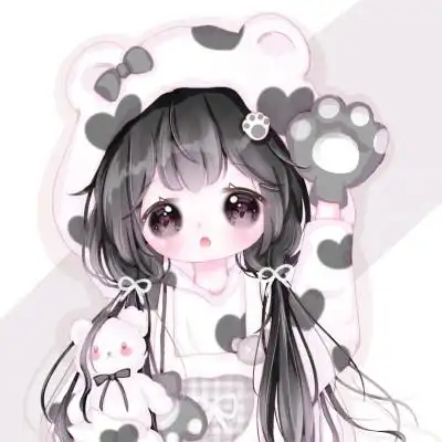 动漫呆萌系可爱少女头像