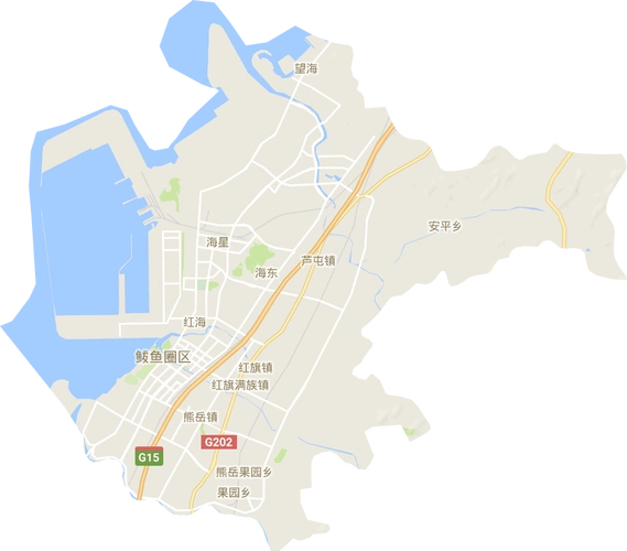 鲅鱼圈区高清电子地图,鲅鱼圈区高清谷歌电子地图