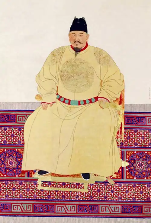 朱元璋圆脸俊像