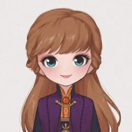 迪士尼安娜公主头像 冰雪奇缘安娜公主-图片大观-奇异网