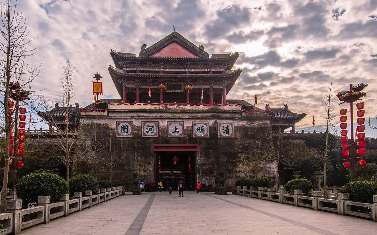 横店影视城清明上河图风景图片壁纸