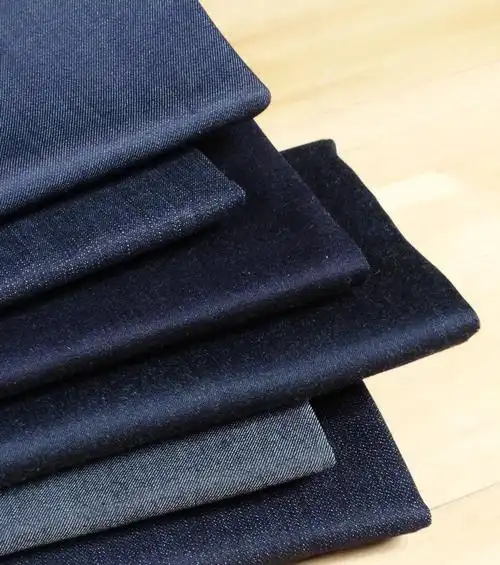 高档牛仔面料布料纯棉弹力裤子布料服装面料秋冬水洗布料服装面料