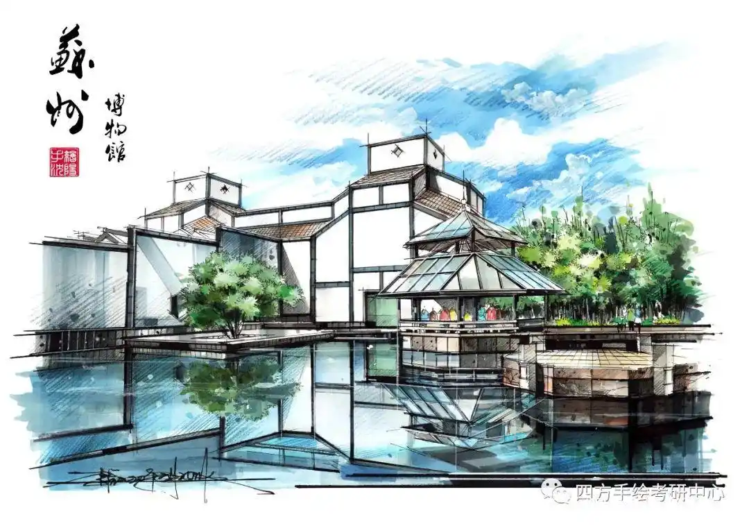 马克笔手绘|免费获取新年"大礼包",精美手绘图养养眼!