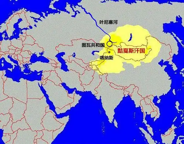 叶尼塞河地图
