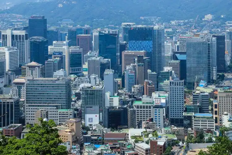 韩国游轮游. 3,登上南山观首尔全景