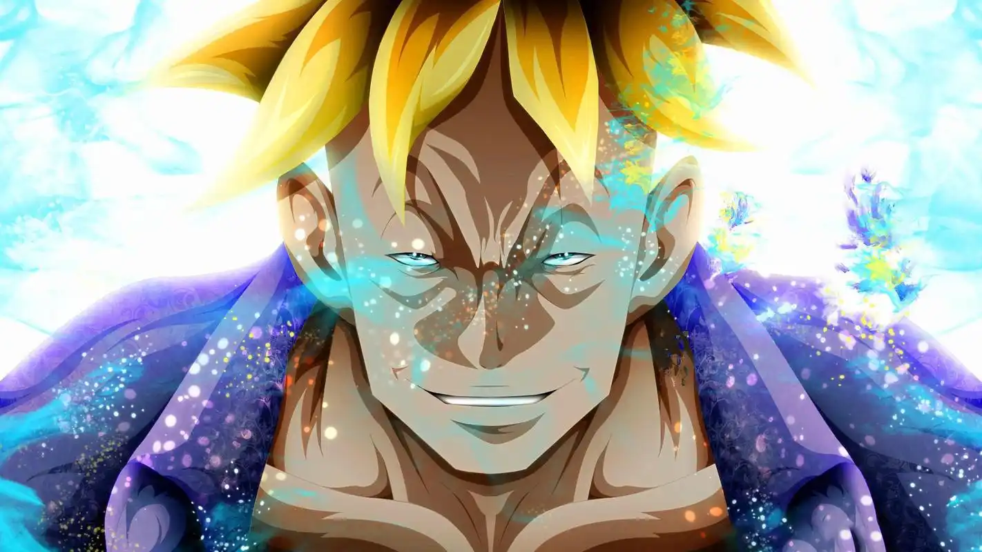 原创海贼王马尔科不愧是最强皇副1个人单挑奎因和烬