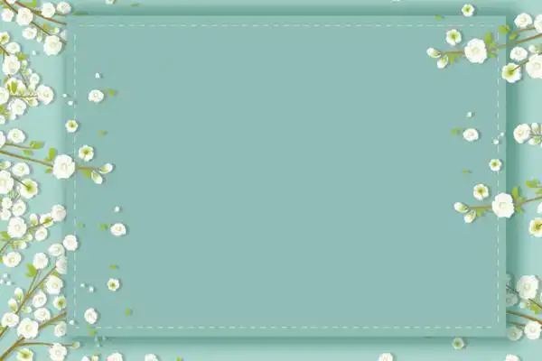 雪地里的小木屋ppt背景图片