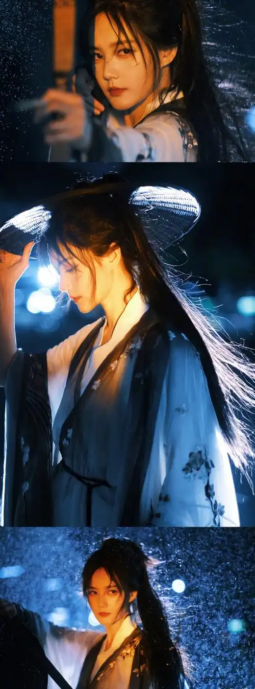 李一桐侠女执剑