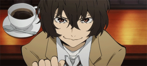 文豪野犬太宰治摆pose帅气二次元世界gif动图_动态图_表情包下载_soo