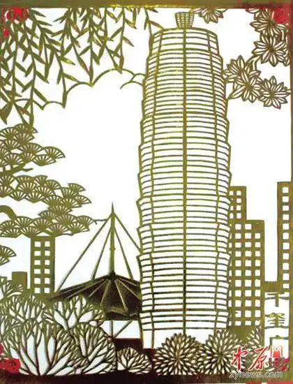 新郑市民独创剪纸版"大玉米""小金蛋"--郑州要闻——中原网