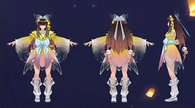 王者荣耀娜可露露晚萤立绘三视图snk