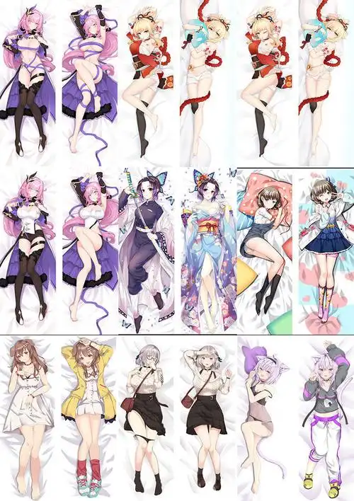 蜜星熊原神雷电将军等身抱枕二次元胡桃甘雨刻晴八重神子雷电将军周边