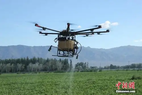 新疆农民青睐高科技产品用飞机洒农药