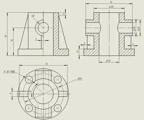 求机械制图主视图半剖,左视图全剖  1 小时前   最佳答案 参照一下上