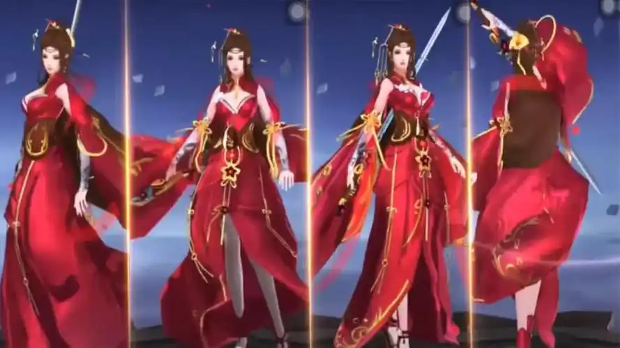 孙悟空露娜cp皮肤预览,全红色嫁衣非常美,唐僧沙僧也要上线?