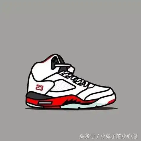 aj的鞋子简笔画