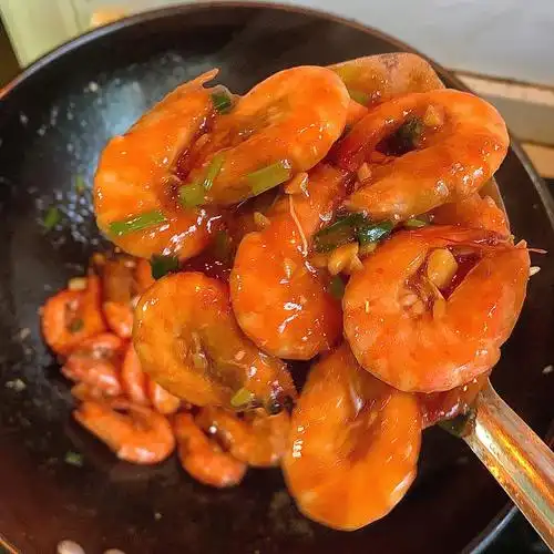 下次炒虾试试加点芥末好吃到壳都不剩0101