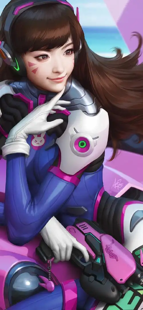 守望先锋同人插画高清手机壁纸