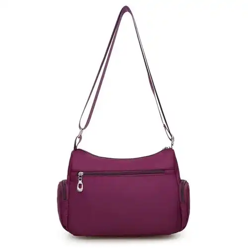 美特韩版防水尼龙包女包单肩斜挎包女士潮流帆布包牛津布妈咪包休闲包