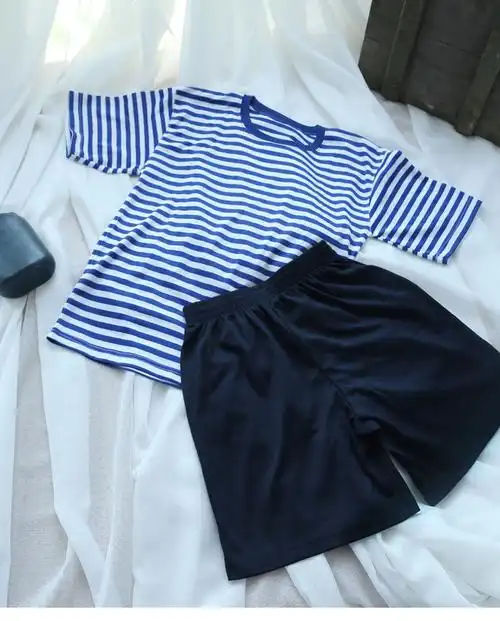 缈离海军陆战队军训服t恤军衫钢七连 海魂衫 夏季速干短袖套装体能服