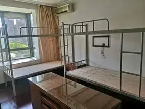 西安上下床铁床架子床高低铁艺床钢木床学生寝室双层铁艺床