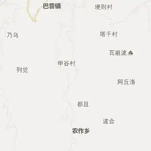 凉山彝族自治州美姑县地理地图