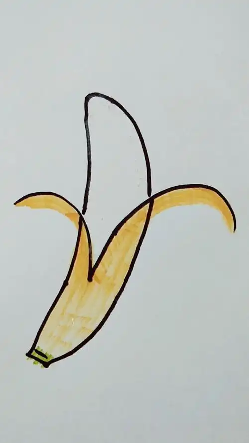 剥皮的香蕉还可以这样画呢?