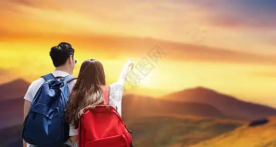 假日旅游背景图片