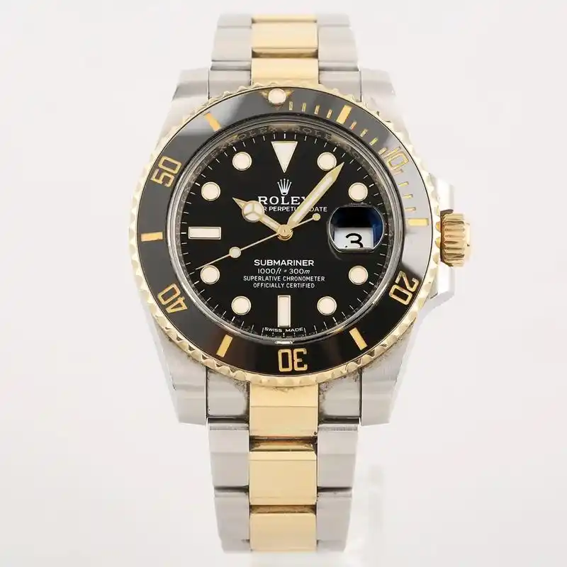 劳力士间金黑水鬼19年全套116613.0691999 劳力士 - 抖音