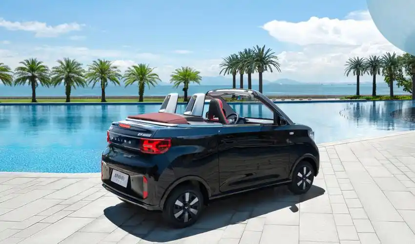 敞篷车自由不是梦 五菱宏光miniev敞篷版官图发布