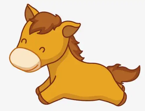 卡通小马png图片素材下载_小马png_熊猫办公