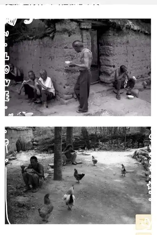 30年前,泗阳农村吃饭老照片