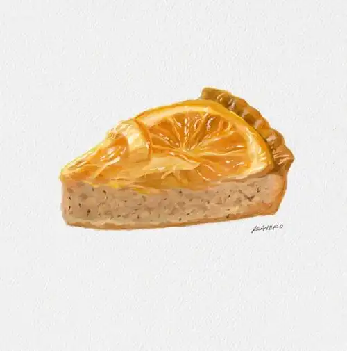 甜点吃了会胖用画的