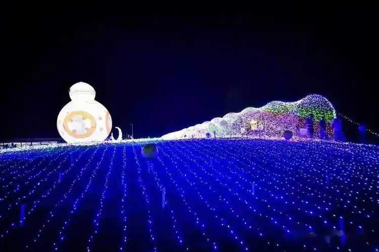 副中心这个光影艺术节来啦,穿越时光隧道,看星空灯光秀……_城市_通州