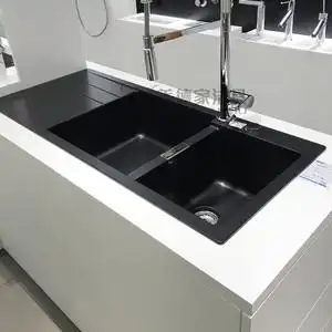 德国汉斯格雅 43001500/43001300 花岗岩水槽套装家用台上式厨盆