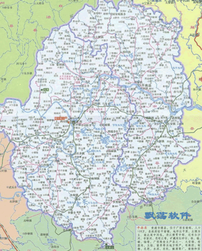 平南县地图高清版_平南县地图全图高清版