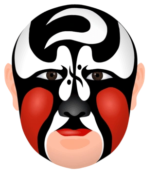 包拯脸谱图片_包青天脸谱